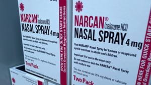 Boxes of Naloxone and Narcan