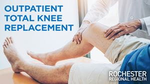 Outpatient total knee replacement