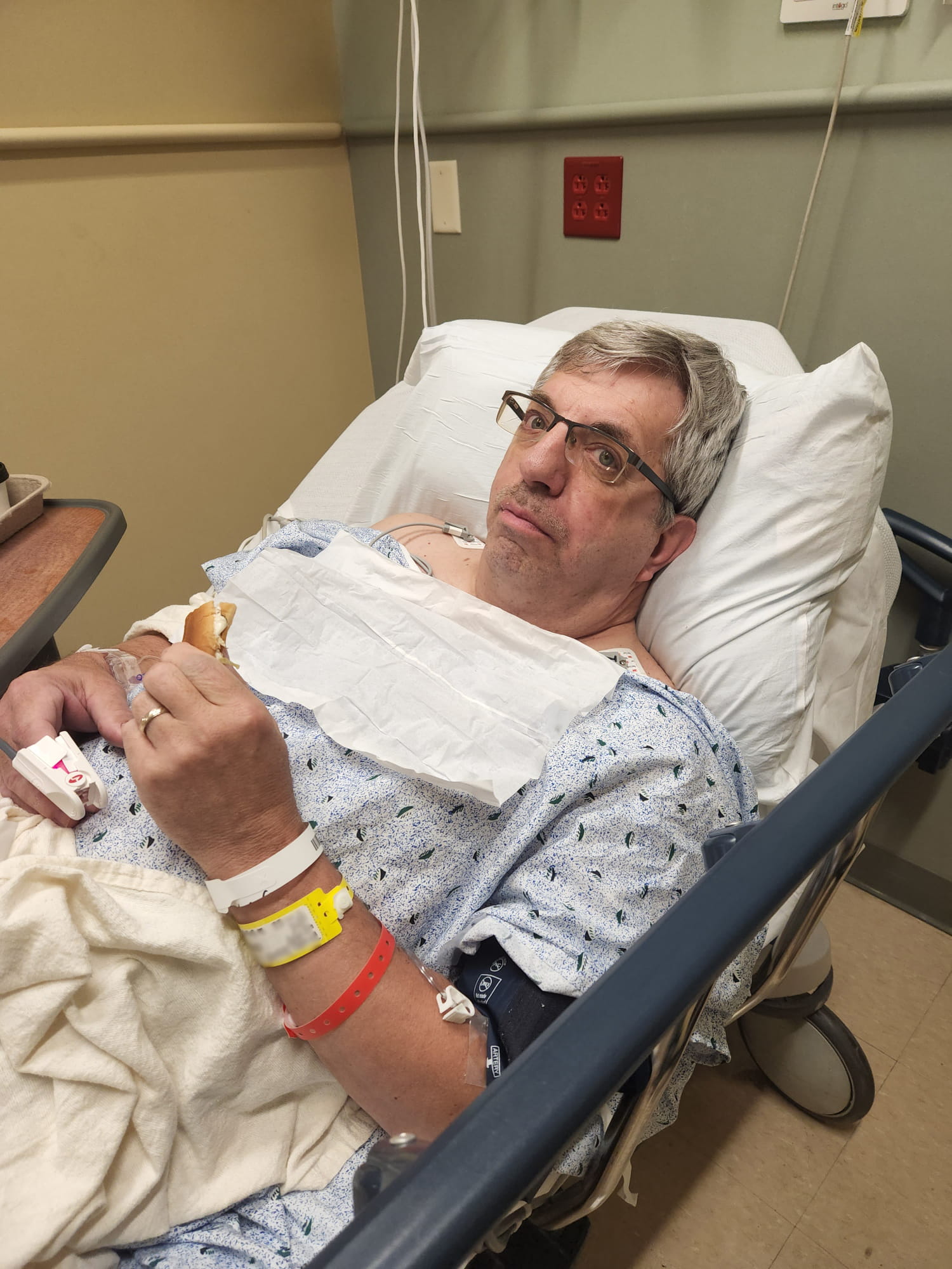 David Priolo after TAVR surgery